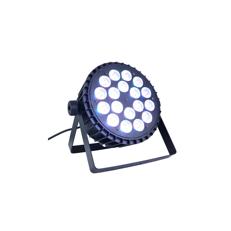 PAR LED DE 18 LEDS 6 EN 1 PL006+ PANEL – Electroacústica