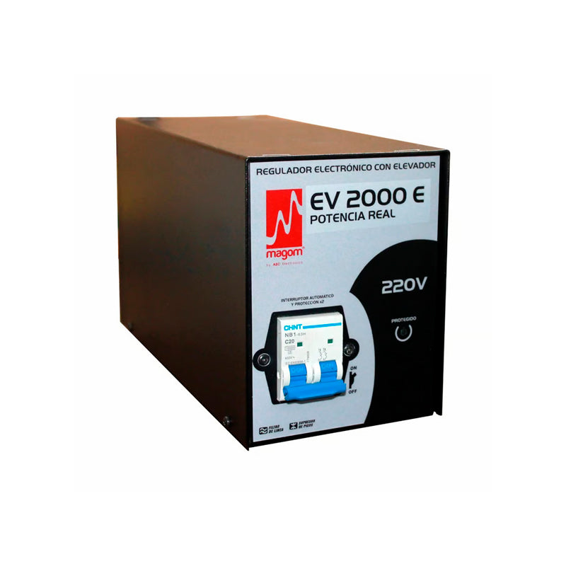 REGULADOR DE VOLTAJE EV 2000E A 220VAC – Electroacústica
